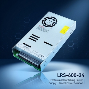 Alimentation à découpage haute puissance <span class=keywords><strong>600W</strong></span> 24V 25A LRS-600, <span class=keywords><strong>convertisseur</strong></span> AC/DC à double entrée 115V <span class=keywords><strong>230V</strong></span> pour imprimante 3D et CNC - Product Image 4