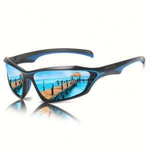 Gafas de Sol Deportivas Personalizadas al por Mayor para Hombre y Mujer, Lentes de Espejo Coloridas con Protección UV400, Gafas de Sol Polarizadas para Conducir, Pescar - Product Image 2