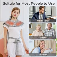 Châle chauffant électrique pour le cou et les épaules, compresse chaude sans fil, coussin chauffant pour les épaules