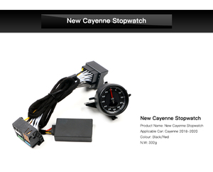Cronómetro de Alta Calidad para Porsche <span class=keywords><strong>Cayenne</strong></span> 2018-<span class=keywords><strong>2023</strong></span> / Sin Programación ni Daños, Instalación Rápida - Product Image 5