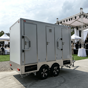Remolque de Baño Móvil de Lujo VIP, Ducha para Eventos al Aire Libre, Bodas, Baño Portátil Ecológico, Inodoro Portátil - Product Image 1