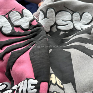 Felpe con Cappuccio da Uomo con Stampa 3D e Ricamo, Stile Rapper Star, in Pile Autunnale, Moda Hip Hop Harajuku, Divertenti, Oversize, Antivento, Pullover <span class=keywords><strong>Anime</strong></span> - Product Image 6