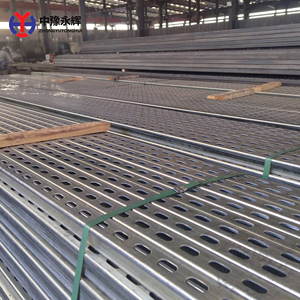 Palette industrielle ventilée en <span class=keywords><strong>acier</strong></span> galvanisé, profilé en <span class=keywords><strong>acier</strong></span>, plateau à canaux plats, profilé Unistrut, profilé en C rainuré, <span class=keywords><strong>prix</strong></span> - Product Image 2