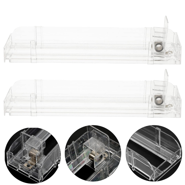 Wholesale Double-Sided Plastic & Metal Spring Loaded Supermarket Display Rack with Sliding Divider Shelves