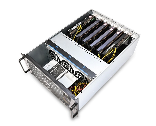 Hot Sell 2pcs Xeon CPU and  GPU Servers Support 3060 3070 3080 AI Deepl-learning Rendering  Sever DIMM  Computer case