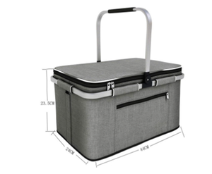 Bolsa Térmica Porta Alimentos Personalizada con Logotipo, Plegable, Impermeable, para Viajes, Campamentos, Compras, Picnic - Product Image 6