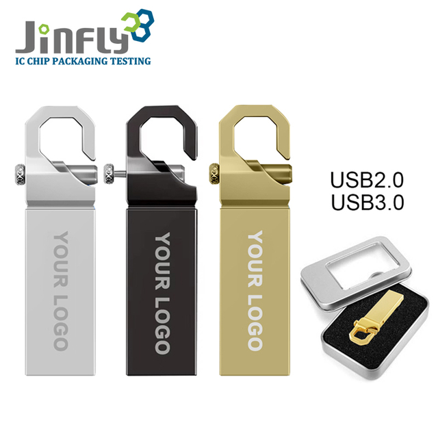 Wholesale OEM USB Flash Drives / Memory Stick 2.0/3.0 with 4GB 128GB 8GB 32GB 16GB 64GB Options and Key Chain Hole Design
