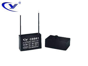 4.5uF 250VAC CBB61 自己修復ポリプロピレンフィルムACモーター始動コンデンサ（除湿機排気ファン用） - Product Image 2