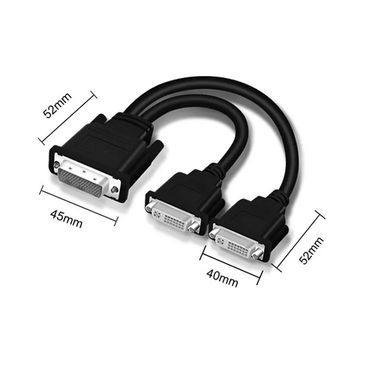 Dms 59 pin nam để HDMI/VGA/DVI Y Splitter Cáp Adapter Card đồ họa Cáp