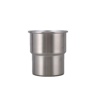 Stainless Steel Tumbler 8x6.3x8.5cm Simple Style Outdoor Camping <b>Cup</b> Coffee Beer <b>Cold</b> Drink Use - Product Image 4