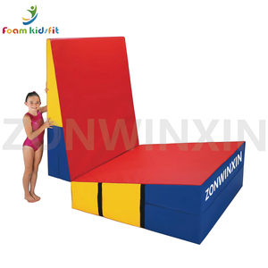 ZONWINXIN – <span class=keywords><strong>Tapis</strong></span> de <span class=keywords><strong>gymnastique</strong></span> pliables de luxe, type cale ou <span class=keywords><strong>tapis</strong></span> en forme de <span class=keywords><strong>fromage</strong></span>, pour équipement de <span class=keywords><strong>gymnastique</strong></span>, fournis directement par l'usine - Product Image 3
