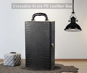 Biểu tượng tùy chỉnh gấp đóng cửa giấy cứng nhắc bao bì các tông đặt rượu vang từ hộp quà tặng - Product Image 4