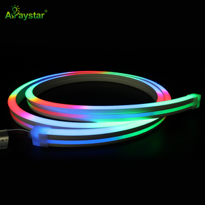 4 trong 1 địa chỉ 12*20 mét DMX512 5050 RGBW <span class=keywords><strong>Led</strong></span> Neon Strip IP67 RGB UV bảo vệ điều khiển từ xa 24V Giấc Mơ Màu - Product Image 4