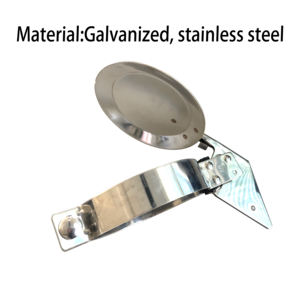 Nouveau capuchon anti-pluie <span class=keywords><strong>OLITEC</strong></span> en acier inoxydable 304 et galvanisé pour la rénovation/amélioration des systèmes d'échappement automobile - Product Image 3