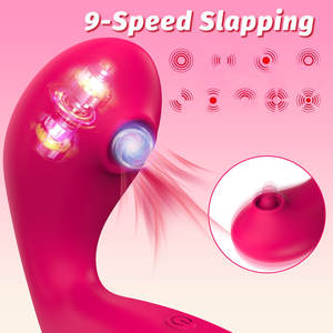 Großhandel G-Punkt APP-gesteuerter Klitoris-Stimulator 9-Frequenz-Vibration Klopf- und Leck-Dildo Masturbations-<span class=keywords><strong>Vibrator</strong></span> - Product Image 3