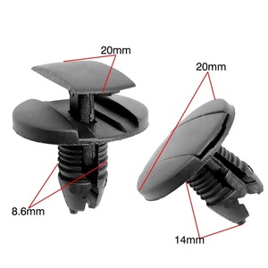 Auto Fastener <b>Clip</b> 20mm S069 For Citroen <b>Car</b> Bumper Mudguard Wheel Arch Repair Replacement - Product Image 1
