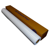 Autocollants en vinyle PVC brillant auto-adhésif pour le matériel d'impression de machine de découpe de traceur éco-solvant extérieur