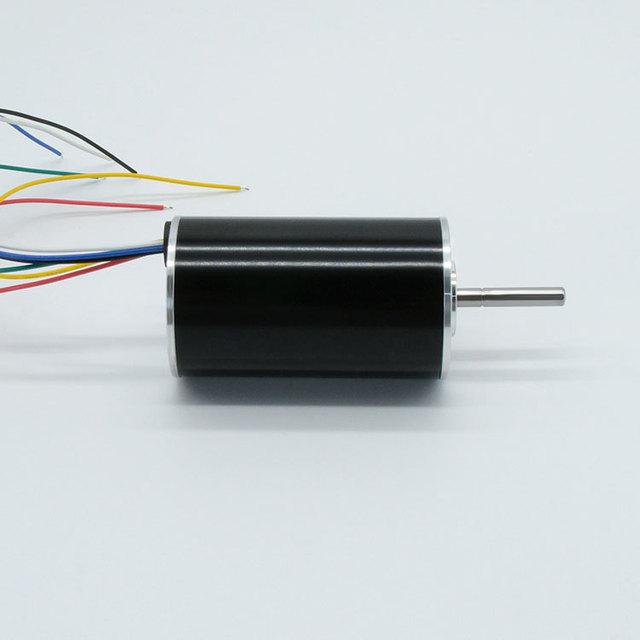 Dc Brushless Motor 42x70mm Miniature Electric Motor For Machining Robot Applications Wire Leads