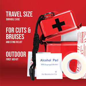 Kit de tirita pequeño OEM, caja de tirita impresa personalizada con etiqueta privada, fabricante de paquetes de viaje - Product Image 3