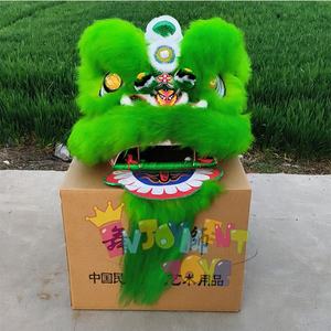 Accessoires de danse du lion de la culture traditionnelle chinoise avec plusieurs couleurs au choix parmi des têtes de lion en laine de haute qualité - Product Image 3