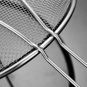 High Quality Stainless Steel <b>Kitchen</b> Cooking <b>Gadgets</b> Mesh Strainer with Wooden Handle Food & Colander - Product Image 5