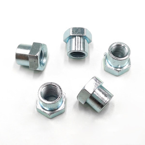 Écrous hexagonaux en fer Jetto M6, grade 8.8, zingués pour boulons - Product Image 1