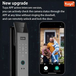 Tuya 3D <strong>Face</strong> &amp; Palm Vein <strong>Recognition</strong> Smart Lock Automatic Biometric Lock with <strong>Camera</strong> Fingerprint - Product Image 2