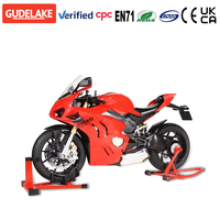 Modèle de moto Ducati V4r à l'échelle 1:6 en alliage avec fonction de pulvérisation, effets sonores et lumineux, jouet de collection, cadeau en gros pour garçons