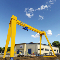 Grue portique à poutre simple pour applications d'entrepôt, 15 tonnes, 40 m, équipement industriel