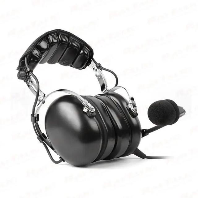 Stereo OEM Pilot Headset with Active Noise Cancellation IPX-3 Waterproof Dynamic Driver BT for Aviation Travel Mobile Phone Use