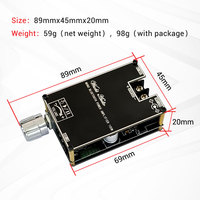 Module amplificateur audio mono WUZHI AUDIO 1001B 100W BT avec fonction TWS et boîtier TPA3116D2