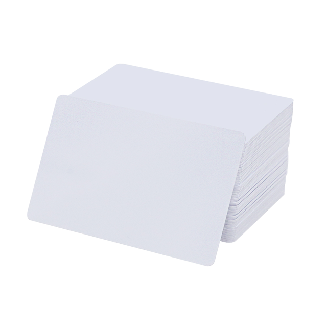 Factory Wholesale Custom Premium White Blank RFID Chip Pvc Id Cards for Printer
