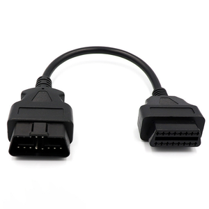 สายเคเบิลอะแดปเตอร์โอบีดี<span class=keywords><strong>2</strong></span> 16Pin OBD2 16ขาตัวผู้ไปยังตัวเมียสายเคเบิลอะแดปเตอร์โอบีดีสำหรับรถยนต์ปรับแต่งได้ - Product Image 1