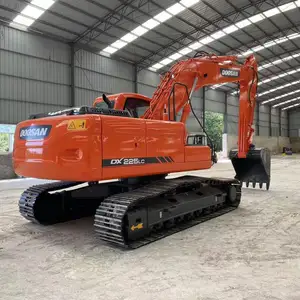 Precio barato y buen estado de la excavadora usada sobre orugas Doosan DX225 DX225LC