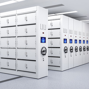 Okul Taşınabilir <span class=keywords><strong>Metal</strong></span> Kompakt Raf Sistemleri Hastane Depolama Çelik Dosya Dolabı Mobil Arşiv Elektrikli Yoğun Dolap - Product Image 1