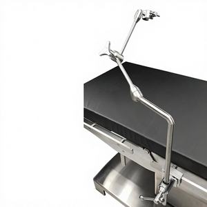 BISONS INTERNATIONAL Soporte de Endoscopio Quirúrgico de Acero Inoxidable, Manual, de Mesa, Premium, Reutilizable, con Certificación CE ISO13485 - Product Image 1