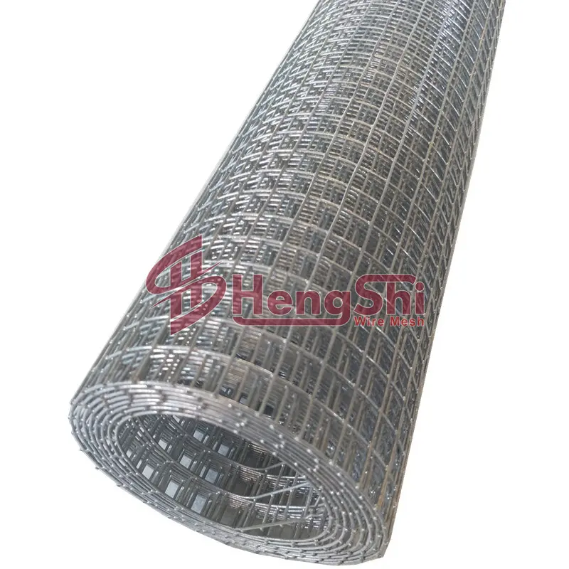 Hengshi fabrika galvanizli demir kaynaklı örgü rulo PVC kaplı örgü çit 8mm diyafram 2mm tel örgü-doğrudan üretici fiyatlandırma