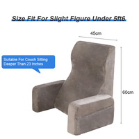 Coussin de lecture ergonomique léger et doux sur mesure OEM pour le dos, à utiliser au lit ou sur le canapé