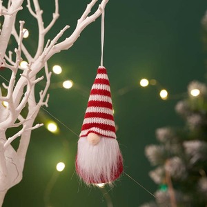 Christmas Knitted <b>Hat</b> Faceless Cartoon Forest Old Man Doll Small Pendant Promotional Gift - Product Image 3