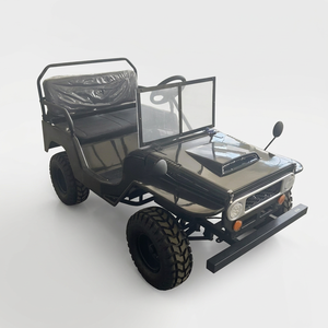 Mini Jeep Classique 150cc Monocylindre, 4 Temps, Voiture de Tourisme Miniature Tout-Terrain pour Sites Touristiques - Product Image 1