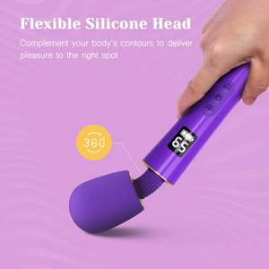 Mini vibrateur baguette jouets sexuels stimulateur de clitoris Vibrations 5 vitesses plaisir puissant jouets pour adultes pour femmes CouplesLED affichage - Product Image 4