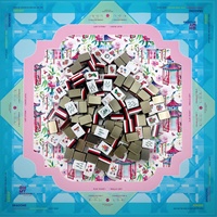 Mahjong de Noël exclusif avec des tuiles en édition limitée pour collectionneur, cadeau et souvenir haut de gamme