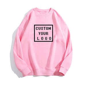 Custom logo Wholesale 100% Cotton Crewneck <strong>Jumper</strong> Men Printed Blank Brown 300gsm Fabric Drop Shoulder Loose Fit Sweatshirts - Product Image 1