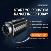 Télémètre de golf personnalisé en usine avec précision de ±0,5 yard, portée de 3000 m, compensation de pente PGA, fournisseur OEM sur mesure