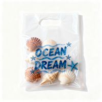 Sacs en plastique HDPE/PE personnalisés, durables, réutilisables, découpés sur mesure, de longueur manuelle, pour emballage de vêtements, avec impression logo par gravure/sérigraphie