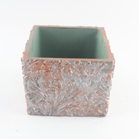 Pot à Bonsaï en Béton, Pot de Plante d'Intérieur Style Artificiel pour Décoration Domestique, Pots en Ciment Imperméables pour Balcon