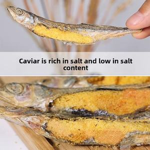 ขนมแมวอบแห้งแบบแช่แข็ง  ปลาชิแช่แข็งแบบอบแห้ง ขายส่งขนมสัตว์เลี้ยงแบบอบแห้ง ขนมสุนัข อาหารสุนัข ปลาคาเปลนอบแห้งแบบแช่แข็ง - Product Image 3