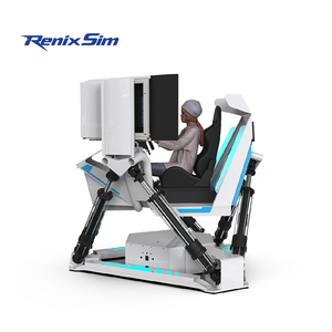 Renixsim thương mại Arcade xe chơi game đua xe giả lập Sim đua ba màn hình đua Sim Rig kit chuyển động - Product Image 1