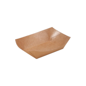 ถาดกระดาษคราฟท์แบบใช้แล้วทิ้งถาดใส่มันฝรั่งทอดเสิร์ฟอาหาร - Product Image 3