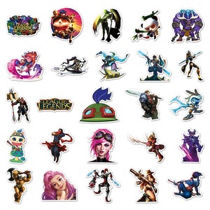 สติกเกอร์ติด<span class=keywords><strong>รถ</strong></span>สำหรับตกแต่งแล็ปท็อปสเกตบอร์ดเกม LOL สติกเกอร์ติดกระเป๋า50ชิ้นขายตรงจากโรงงาน - Product Image 3